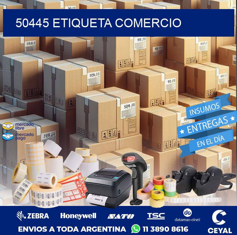 50445 ETIQUETA COMERCIO