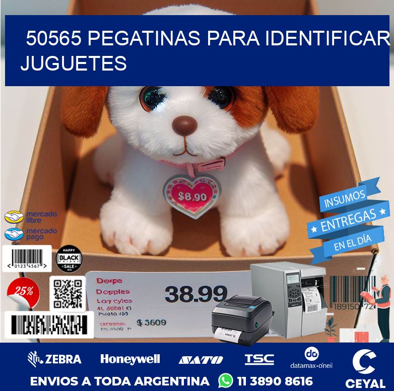 50565 PEGATINAS PARA IDENTIFICAR JUGUETES