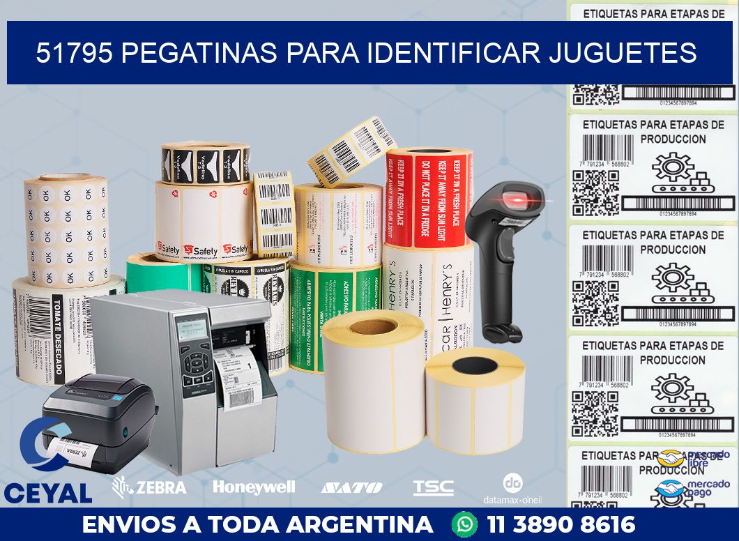 51795 PEGATINAS PARA IDENTIFICAR JUGUETES