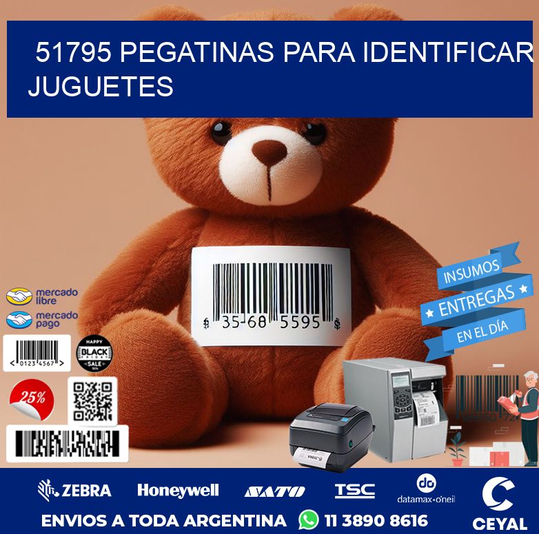 51795 PEGATINAS PARA IDENTIFICAR JUGUETES