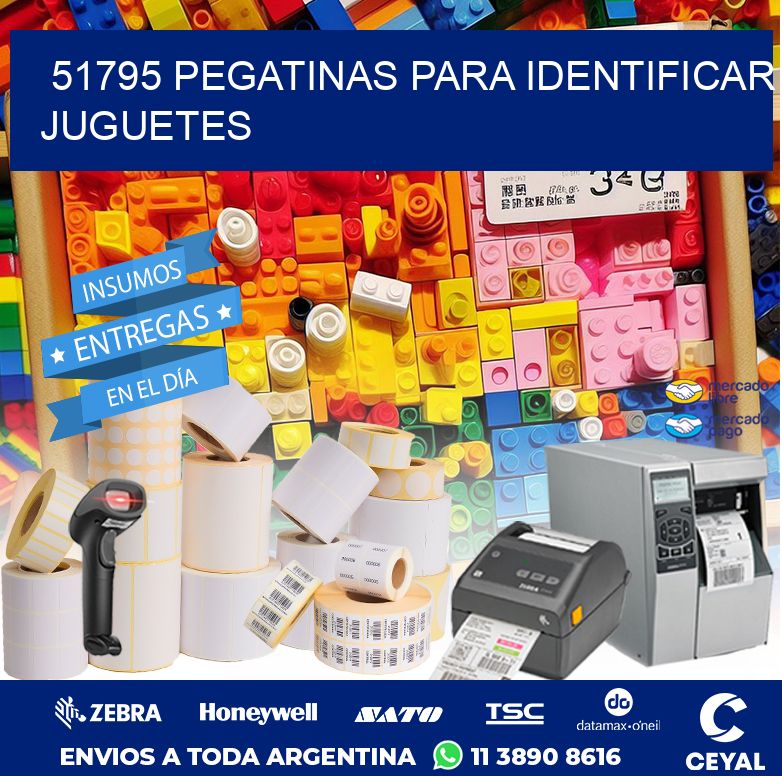 51795 PEGATINAS PARA IDENTIFICAR JUGUETES