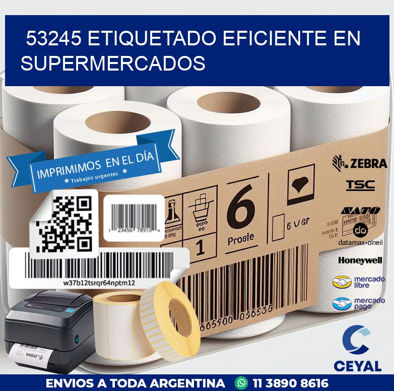 53245 ETIQUETADO EFICIENTE EN SUPERMERCADOS