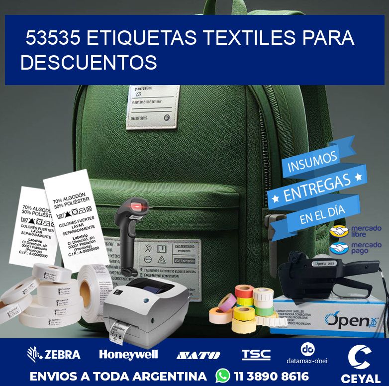 53535 ETIQUETAS TEXTILES PARA DESCUENTOS