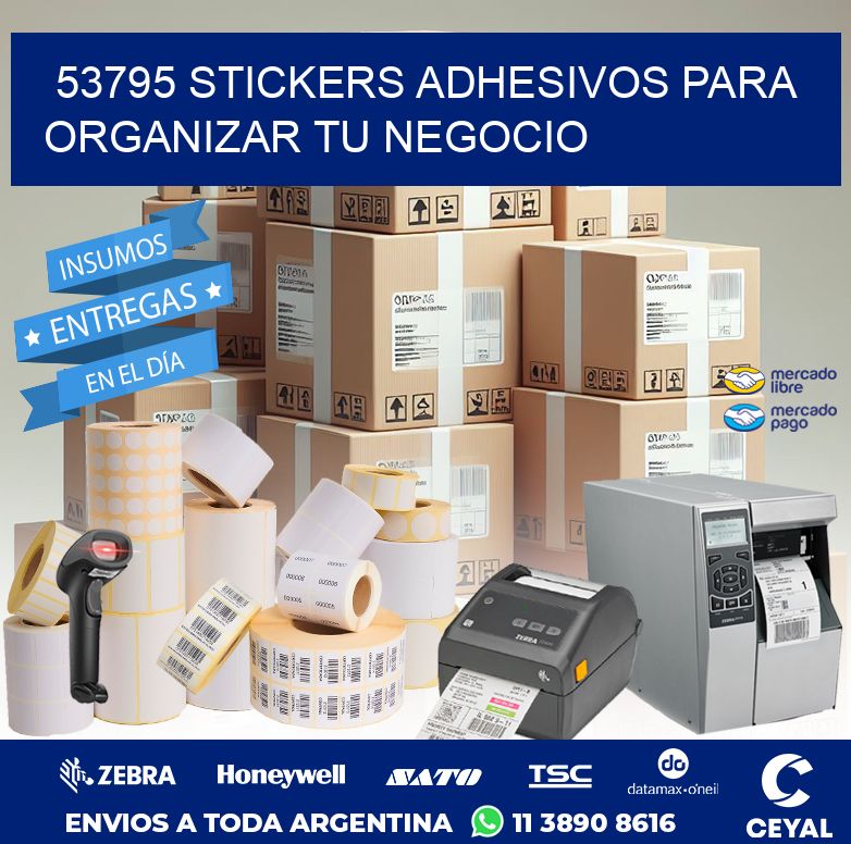 53795 STICKERS ADHESIVOS PARA ORGANIZAR TU NEGOCIO