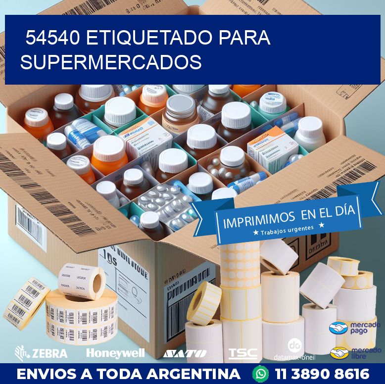 54540 ETIQUETADO PARA SUPERMERCADOS