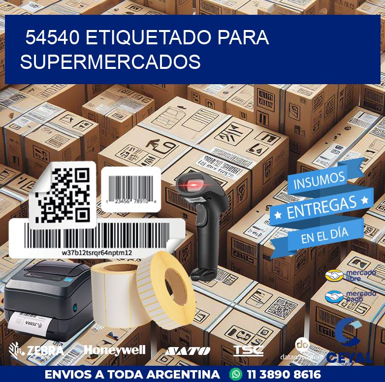 54540 ETIQUETADO PARA SUPERMERCADOS