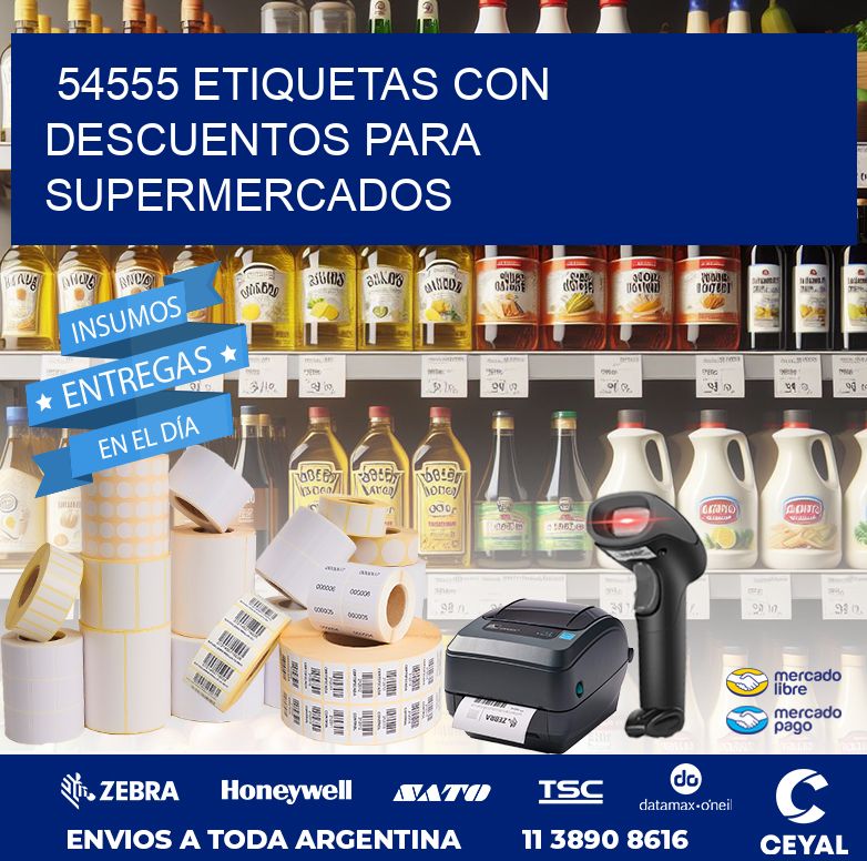54555 ETIQUETAS CON DESCUENTOS PARA SUPERMERCADOS