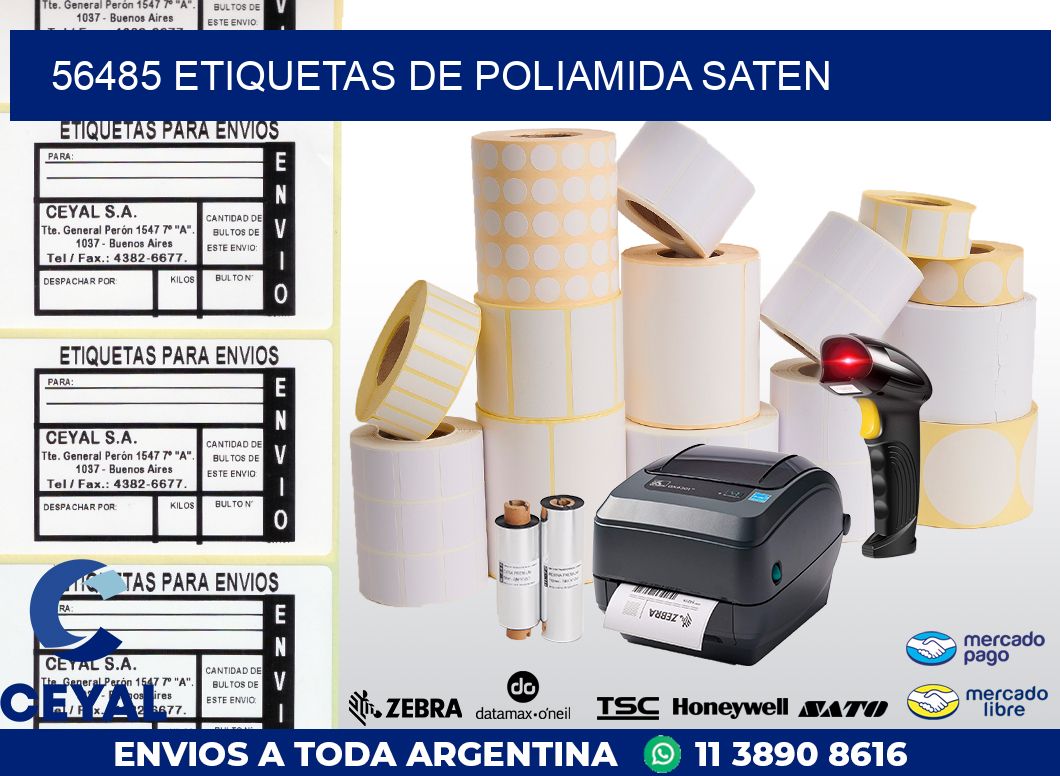 56485 ETIQUETAS DE POLIAMIDA SATEN