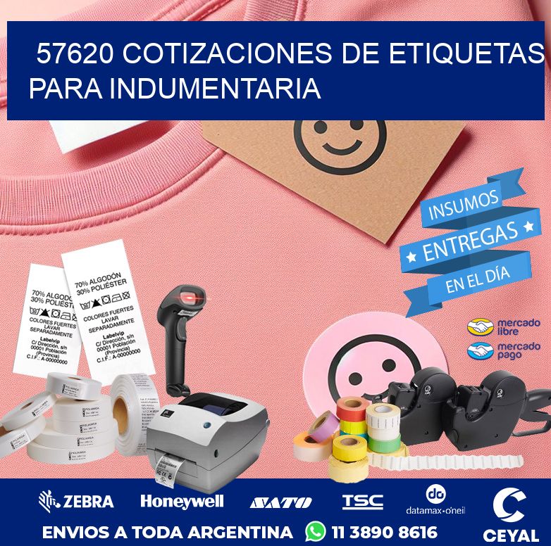57620 COTIZACIONES DE ETIQUETAS PARA INDUMENTARIA