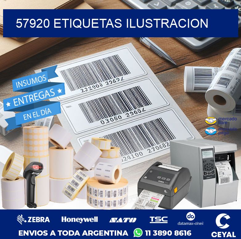 57920 ETIQUETAS ILUSTRACION