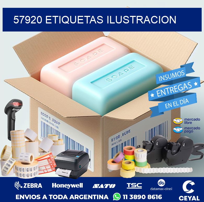 57920 ETIQUETAS ILUSTRACION