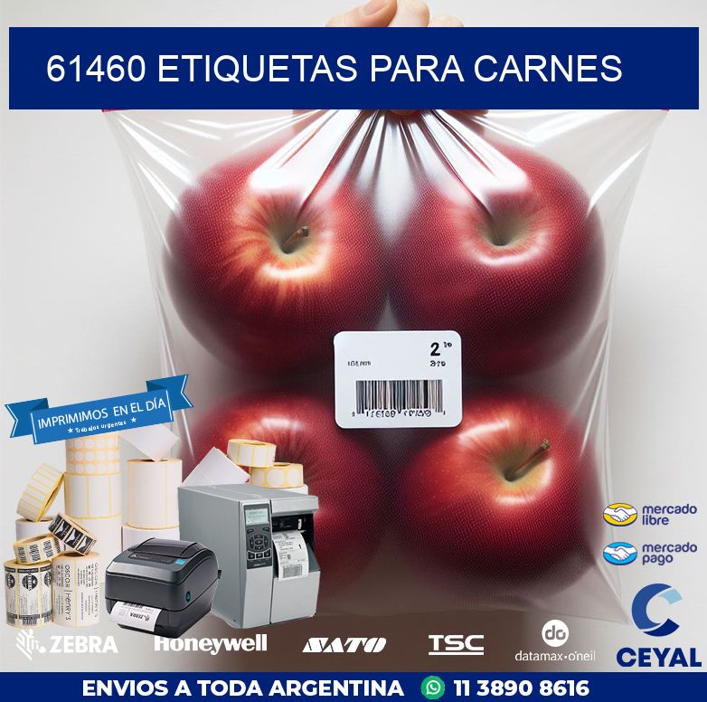 61460 ETIQUETAS PARA CARNES