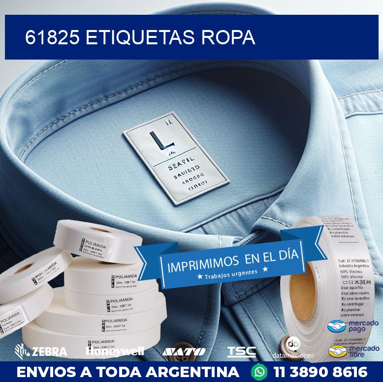 61825 ETIQUETAS ROPA