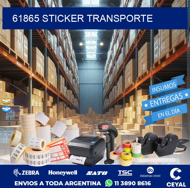 61865 STICKER TRANSPORTE