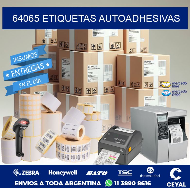 64065 ETIQUETAS AUTOADHESIVAS
