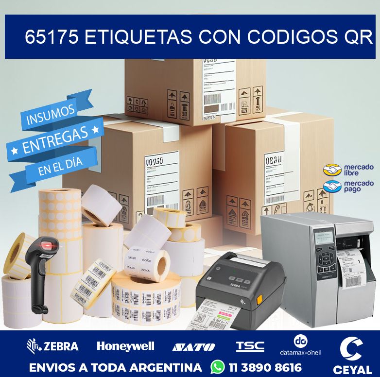65175 ETIQUETAS CON CODIGOS QR