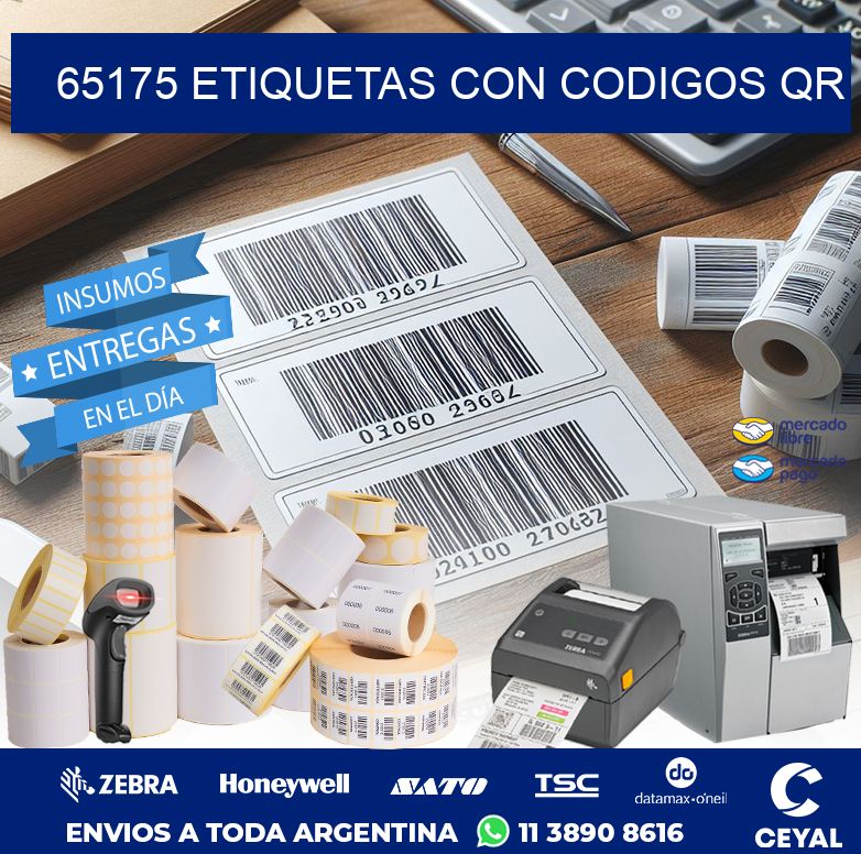 65175 ETIQUETAS CON CODIGOS QR