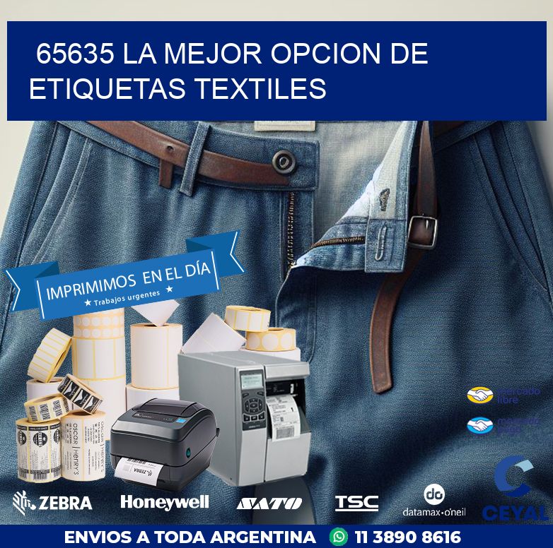65635 LA MEJOR OPCION DE ETIQUETAS TEXTILES