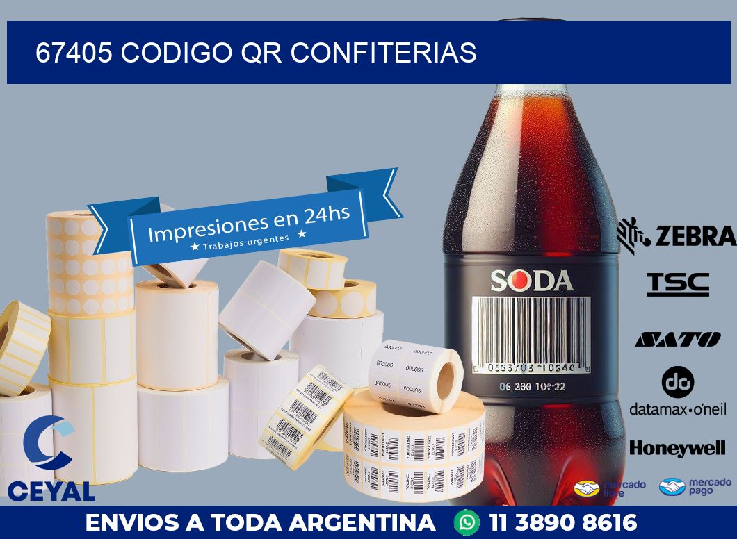 67405 CODIGO QR CONFITERIAS