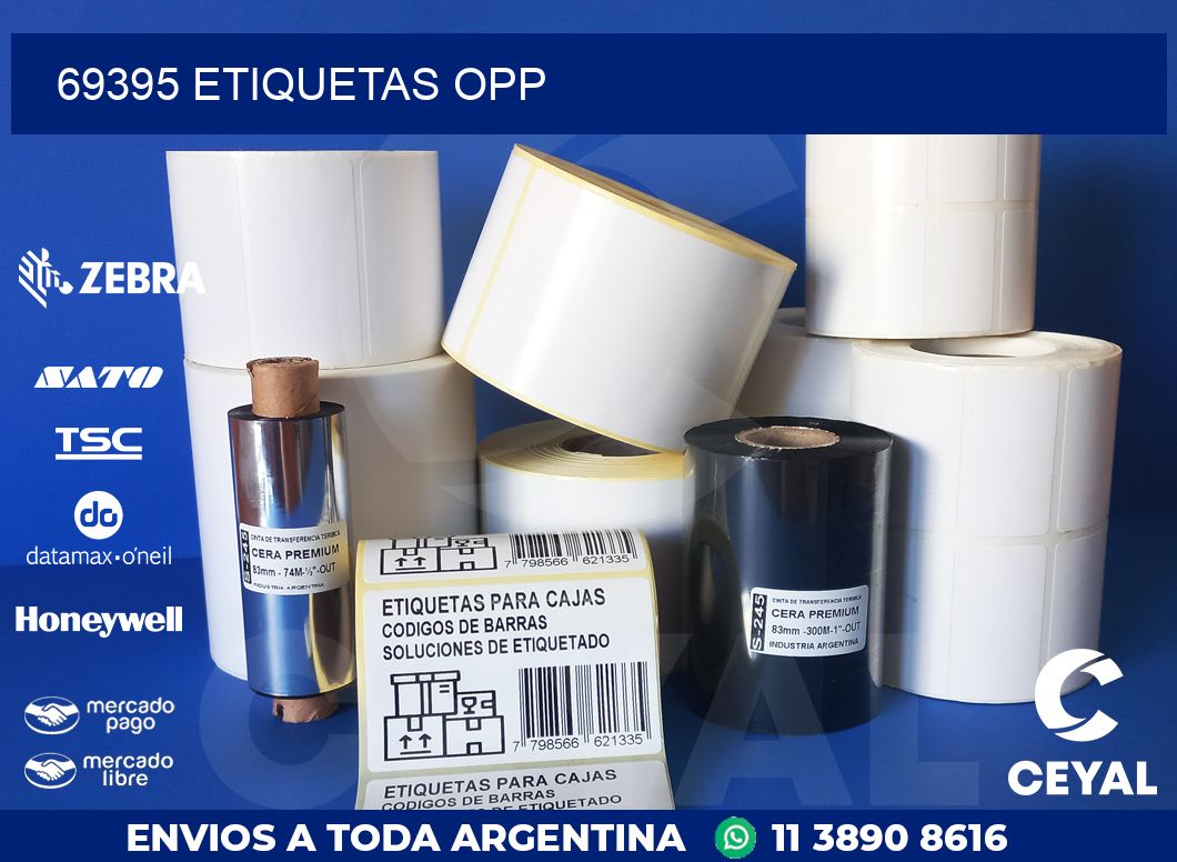 69395 ETIQUETAS OPP