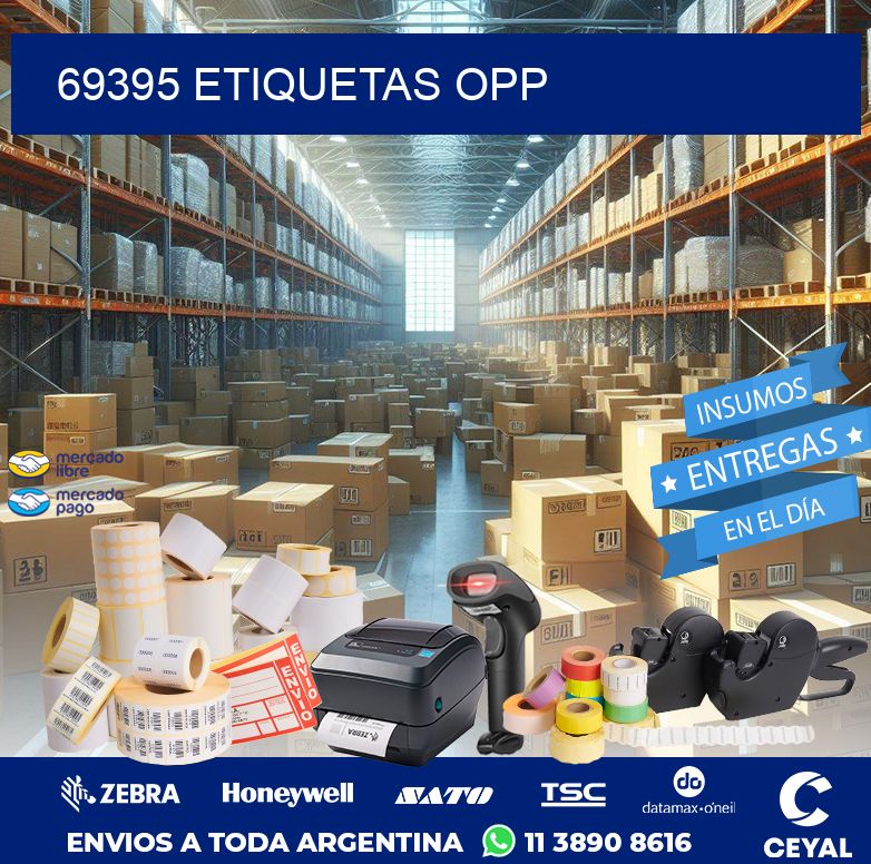 69395 ETIQUETAS OPP