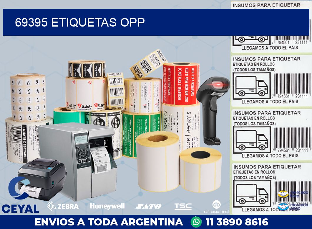 69395 ETIQUETAS OPP