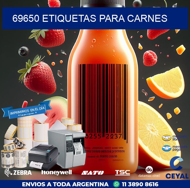 69650 ETIQUETAS PARA CARNES