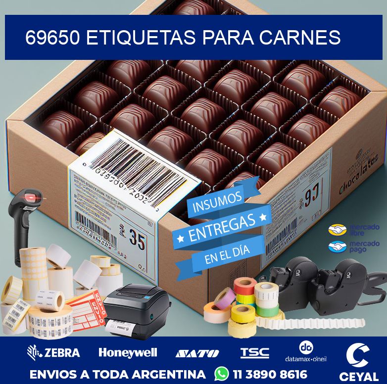 69650 ETIQUETAS PARA CARNES