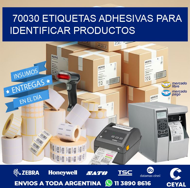 70030 ETIQUETAS ADHESIVAS PARA IDENTIFICAR PRODUCTOS