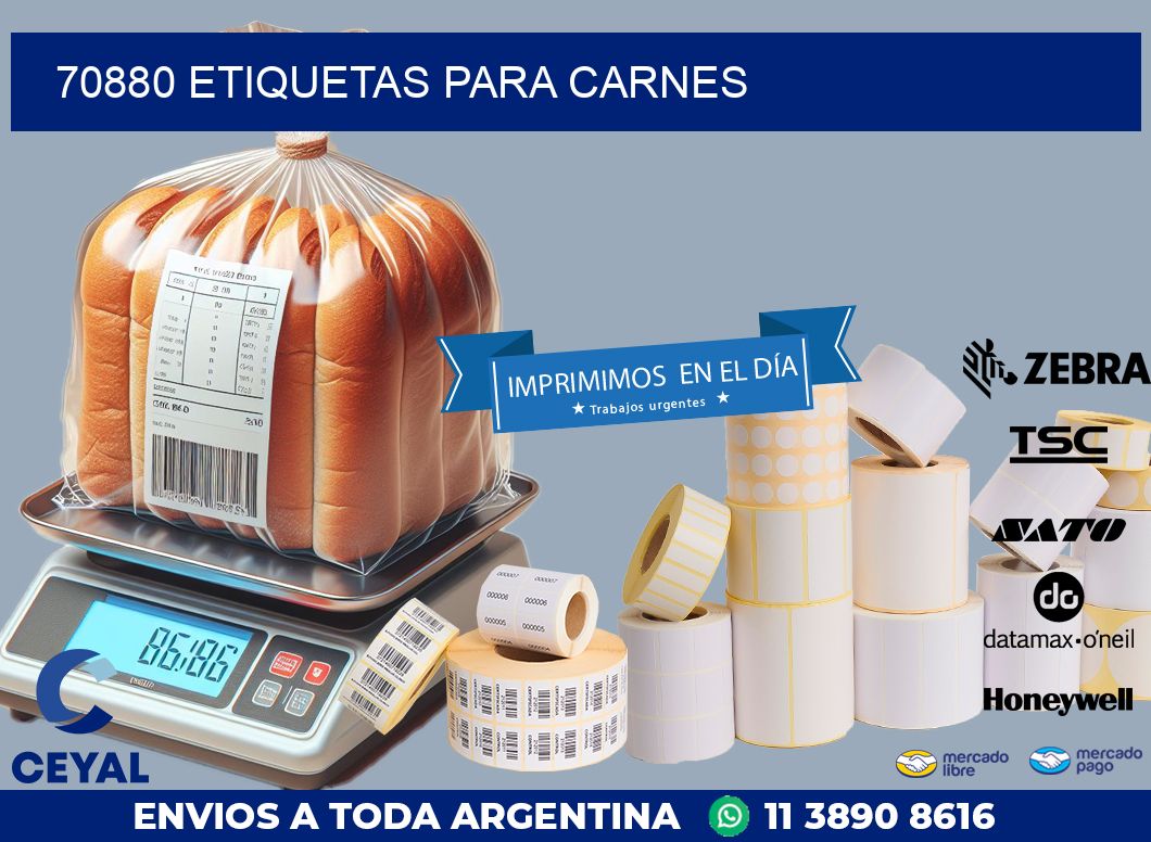 70880 ETIQUETAS PARA CARNES