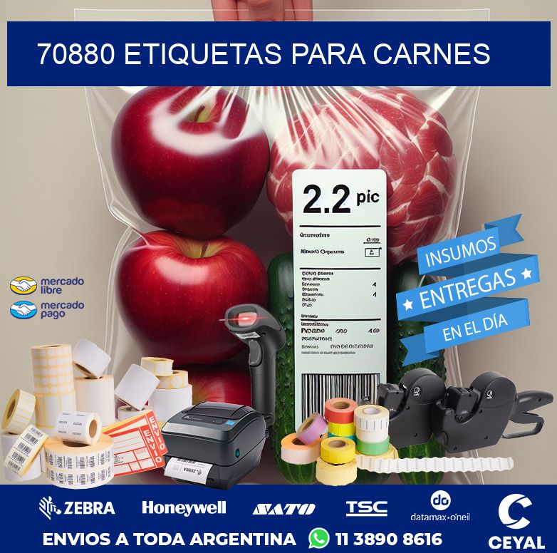 70880 ETIQUETAS PARA CARNES