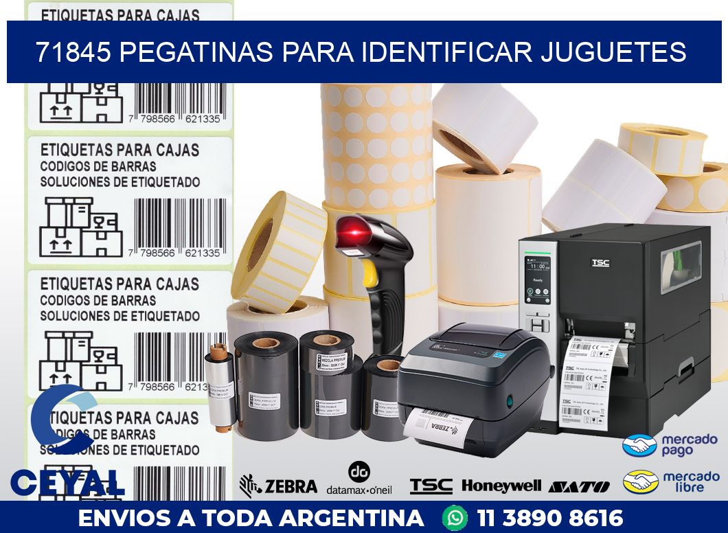 71845 PEGATINAS PARA IDENTIFICAR JUGUETES