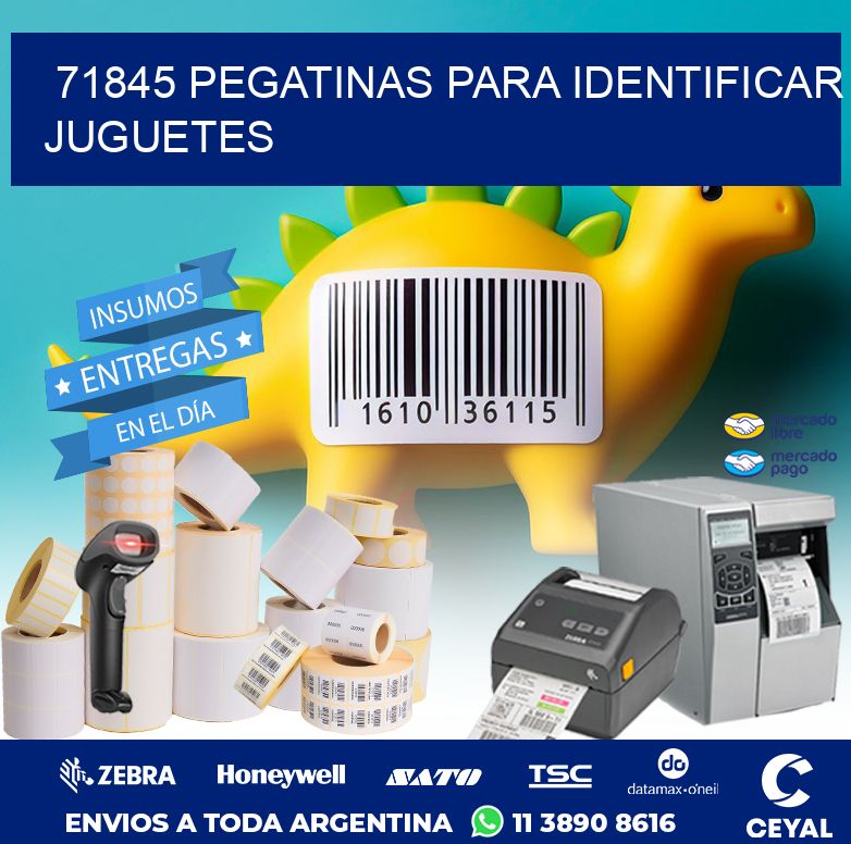 71845 PEGATINAS PARA IDENTIFICAR JUGUETES