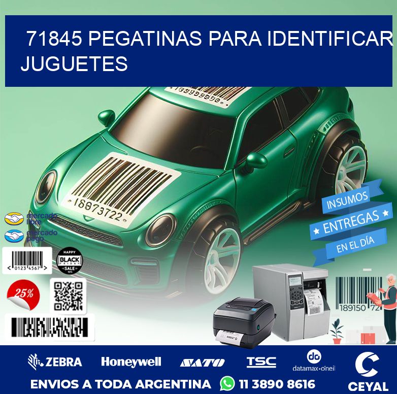 71845 PEGATINAS PARA IDENTIFICAR JUGUETES
