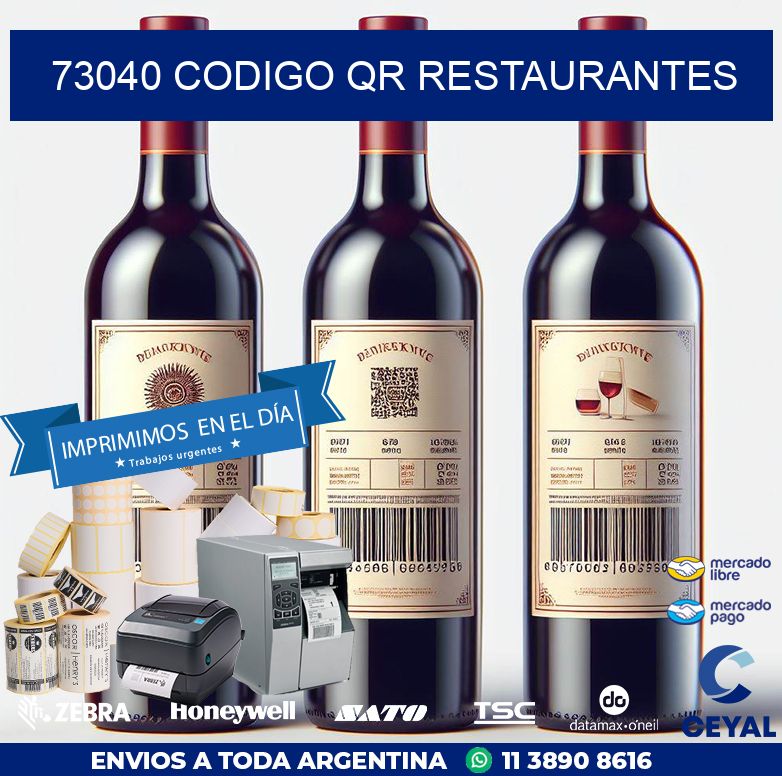 73040 CODIGO QR RESTAURANTES