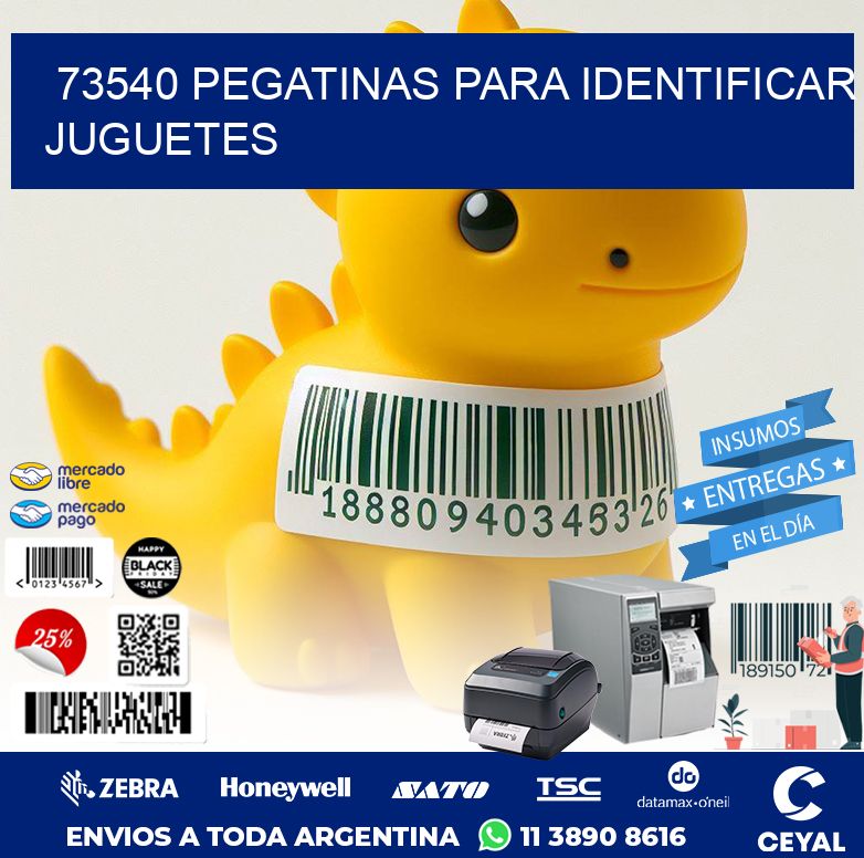 73540 PEGATINAS PARA IDENTIFICAR JUGUETES