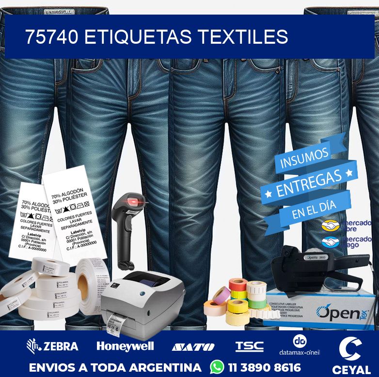 75740 ETIQUETAS TEXTILES