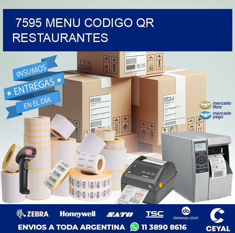 7595 MENU CODIGO QR RESTAURANTES