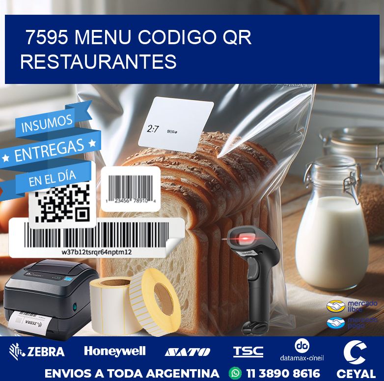 7595 MENU CODIGO QR RESTAURANTES
