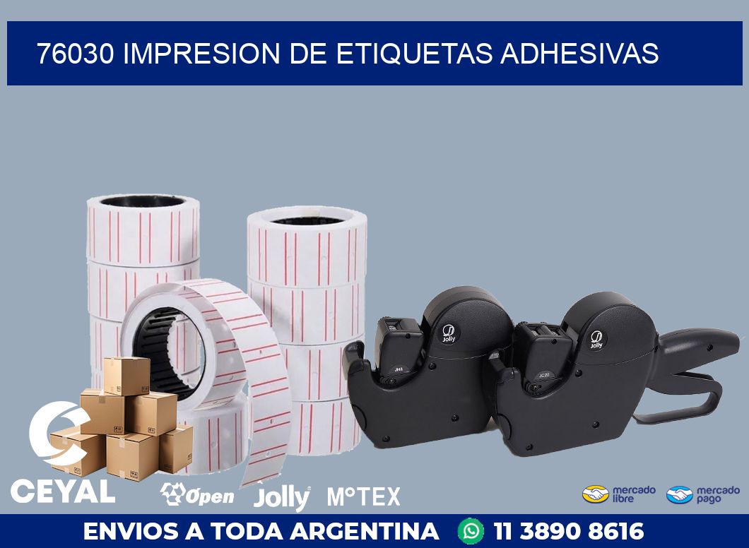 76030 IMPRESION DE ETIQUETAS ADHESIVAS