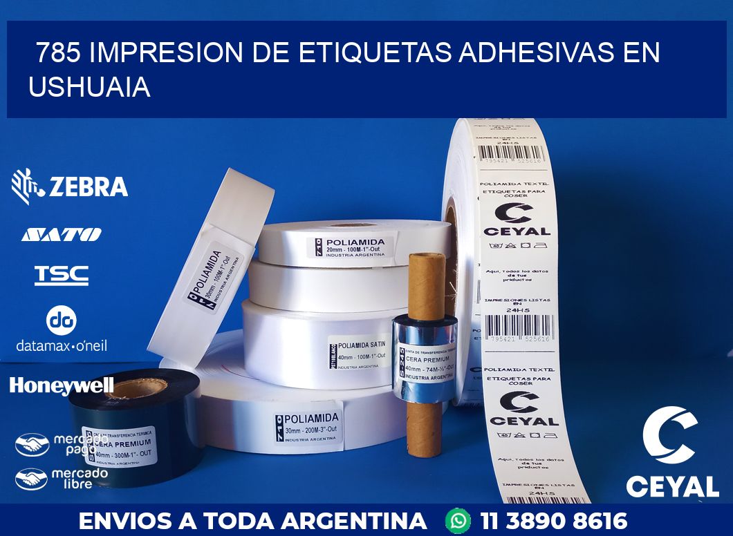 785 IMPRESION DE ETIQUETAS ADHESIVAS EN USHUAIA
