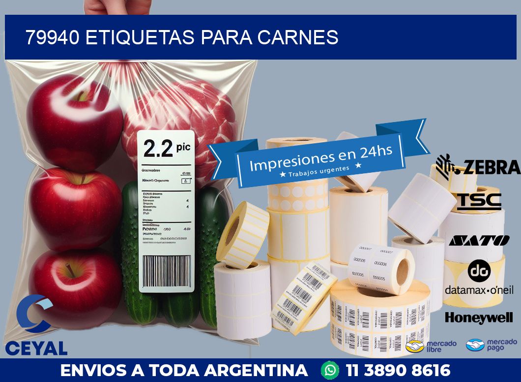 79940 ETIQUETAS PARA CARNES