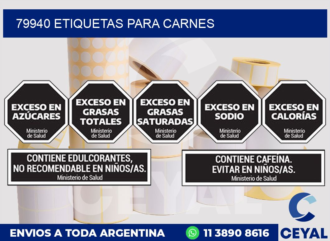 79940 ETIQUETAS PARA CARNES