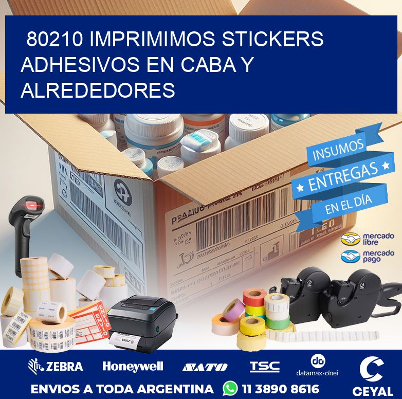 80210 IMPRIMIMOS STICKERS ADHESIVOS EN CABA Y ALREDEDORES