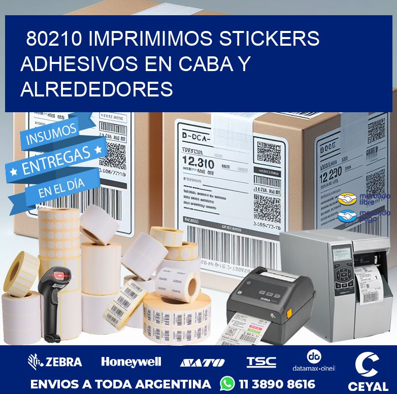 80210 IMPRIMIMOS STICKERS ADHESIVOS EN CABA Y ALREDEDORES
