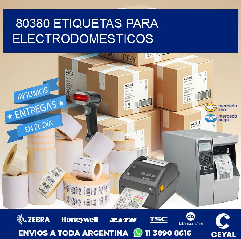 80380 ETIQUETAS PARA ELECTRODOMESTICOS