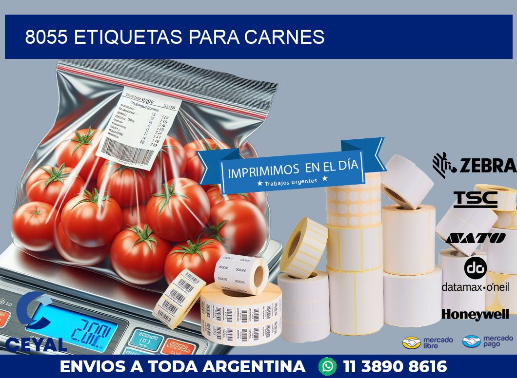 8055 ETIQUETAS PARA CARNES