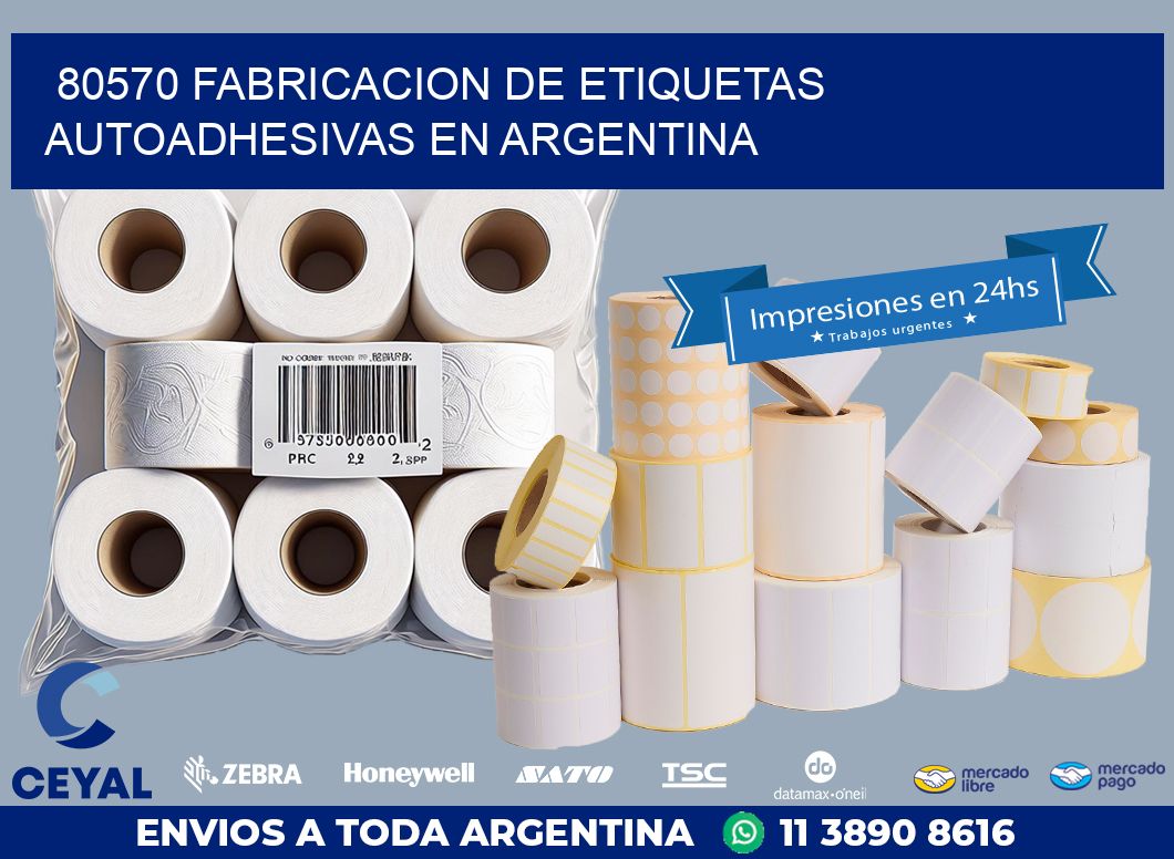 80570 FABRICACION DE ETIQUETAS AUTOADHESIVAS EN ARGENTINA