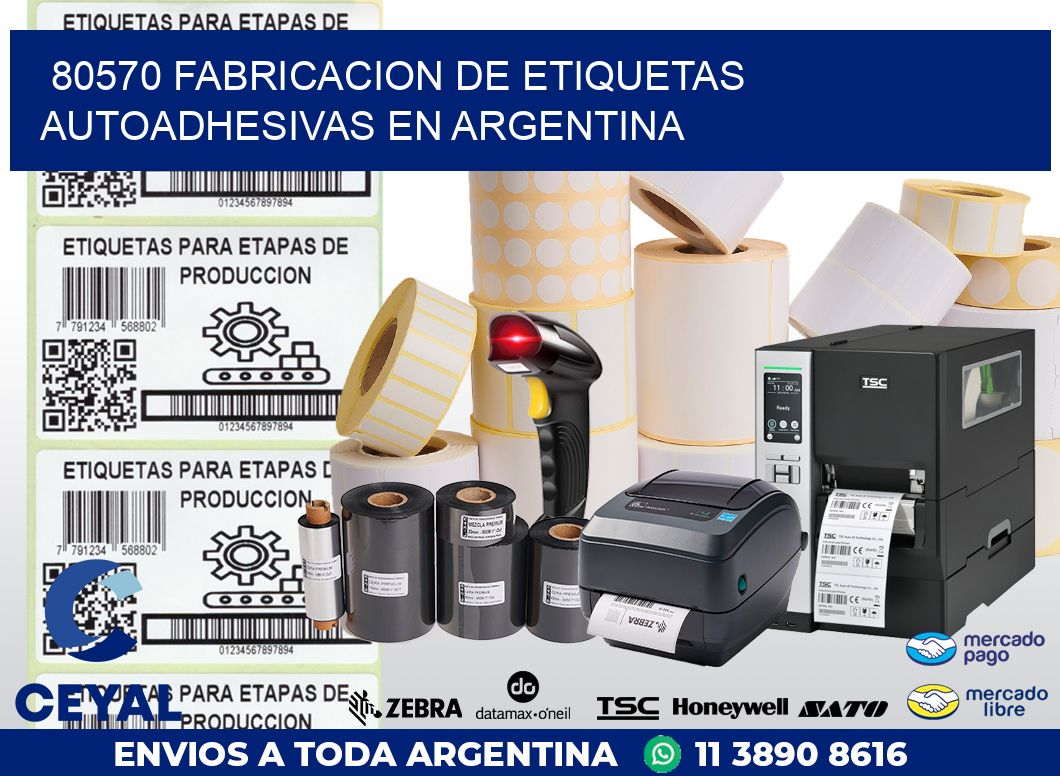 80570 FABRICACION DE ETIQUETAS AUTOADHESIVAS EN ARGENTINA