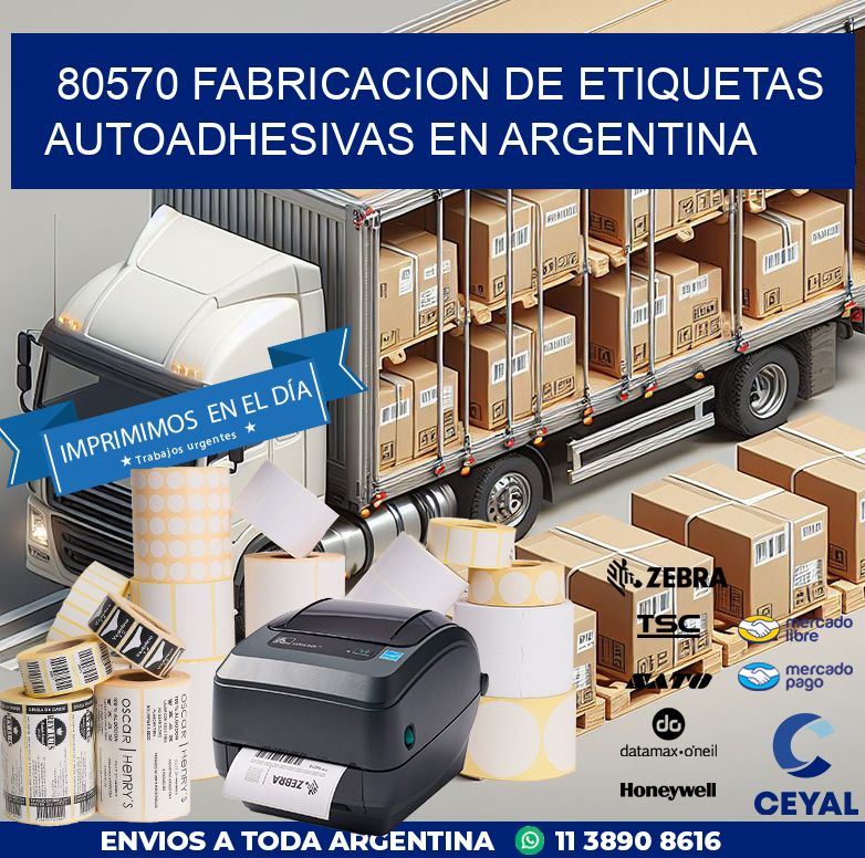 80570 FABRICACION DE ETIQUETAS AUTOADHESIVAS EN ARGENTINA